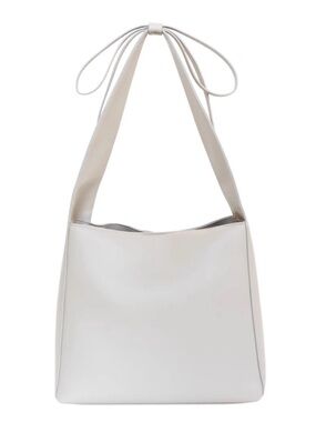BCBGeneration| Bow Hobo Shoulder Bag with Card Case | Off-White